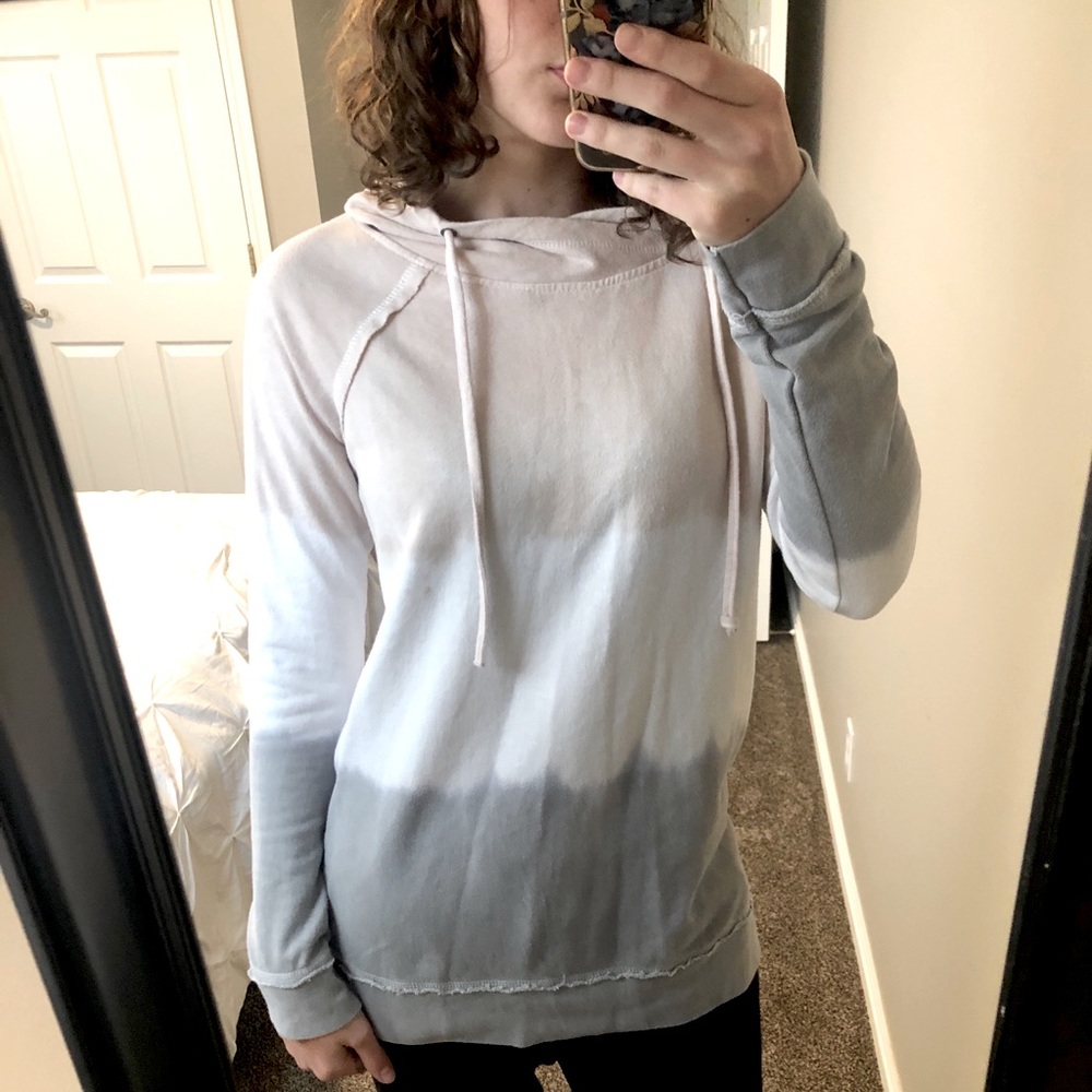 Multi colored hoodie sweatshirt